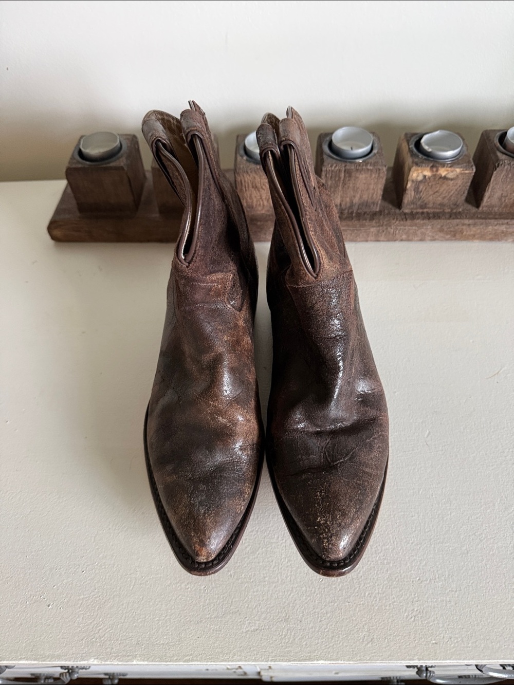 Women’s Frye Brown Leather Chelsea Boots